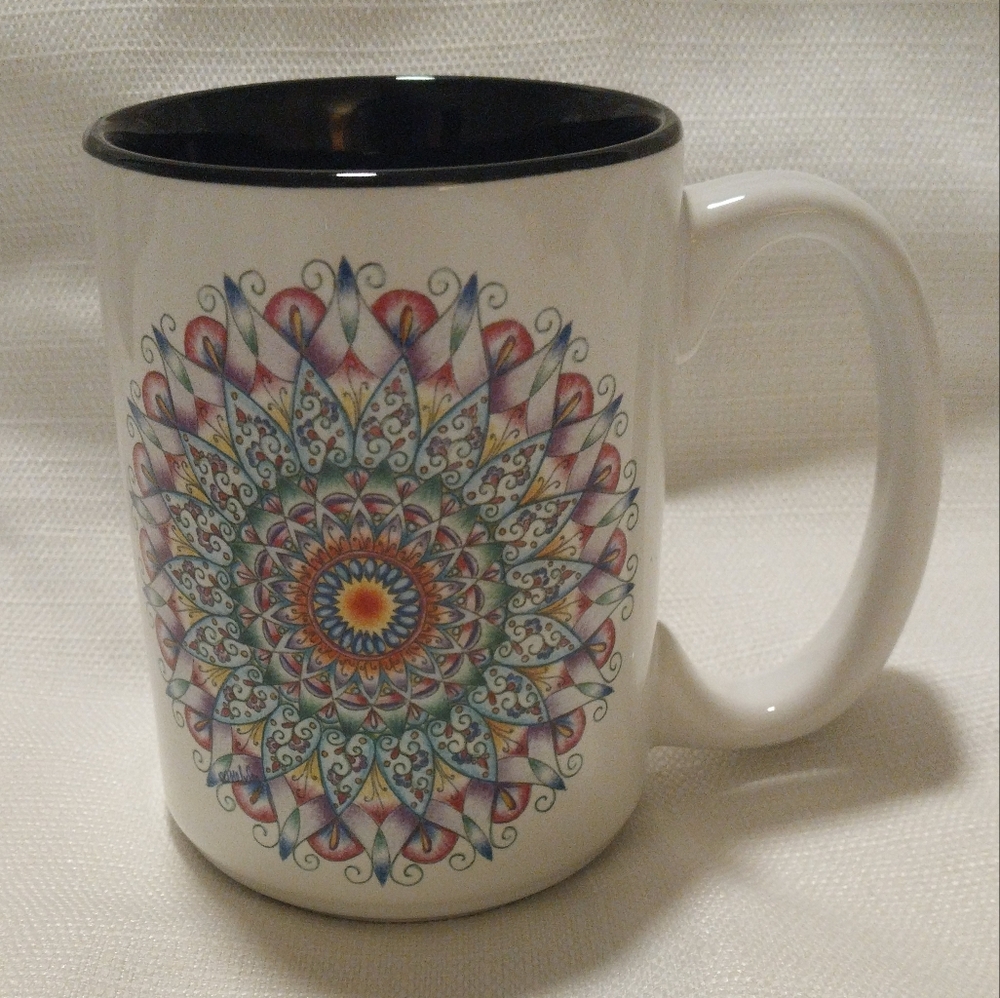 Multicolor Mandala Ceramic Mug